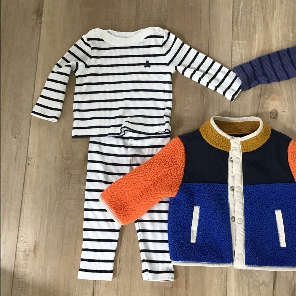 Baby Gap Top Pants Set , Bundle 0-3 /-3-6-/Jacket Old Navy